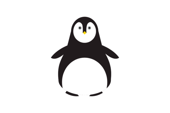 Animal Asset: Penguin Illustration SVG Graphics & Illustrations