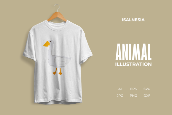 Animal Duck Character Illustration: Friendly Graphics & Versatile Illustrations