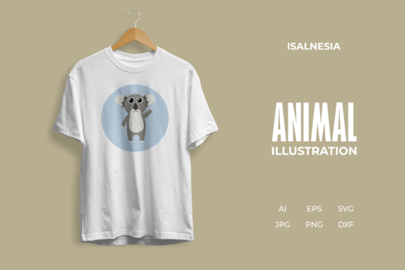 Animal Koala Character Illustration: Friendly Graphics & Versatile Illustrations