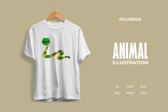 Animal Snake Character Illustration: Graphics & Illustrations for Brand Storytelling