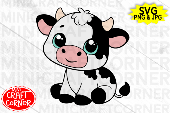 Cow Cut File Baby Cow SVG: Graphics & Illustrations Review