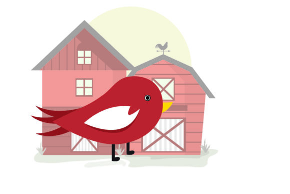 Cute Animal Head Bird: Graphics & Illustrations for Content Publishers
