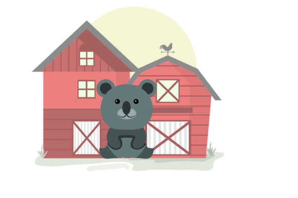 Cute Animal Head Koala: Graphics & Illustrations for Real Publishing