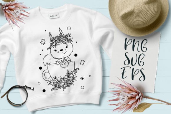 Cute Squirrel Happy Baby Animal SVG, EPS Graphics & Illustrations