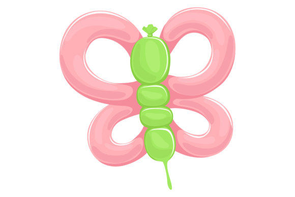 Inflatable Butterfly Graphics: Colorful Illustrations for Real Projects