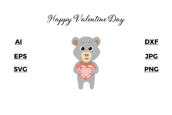 Valentine Animal Illustration Arts: Graphics & Illustrations for Handmade Creators